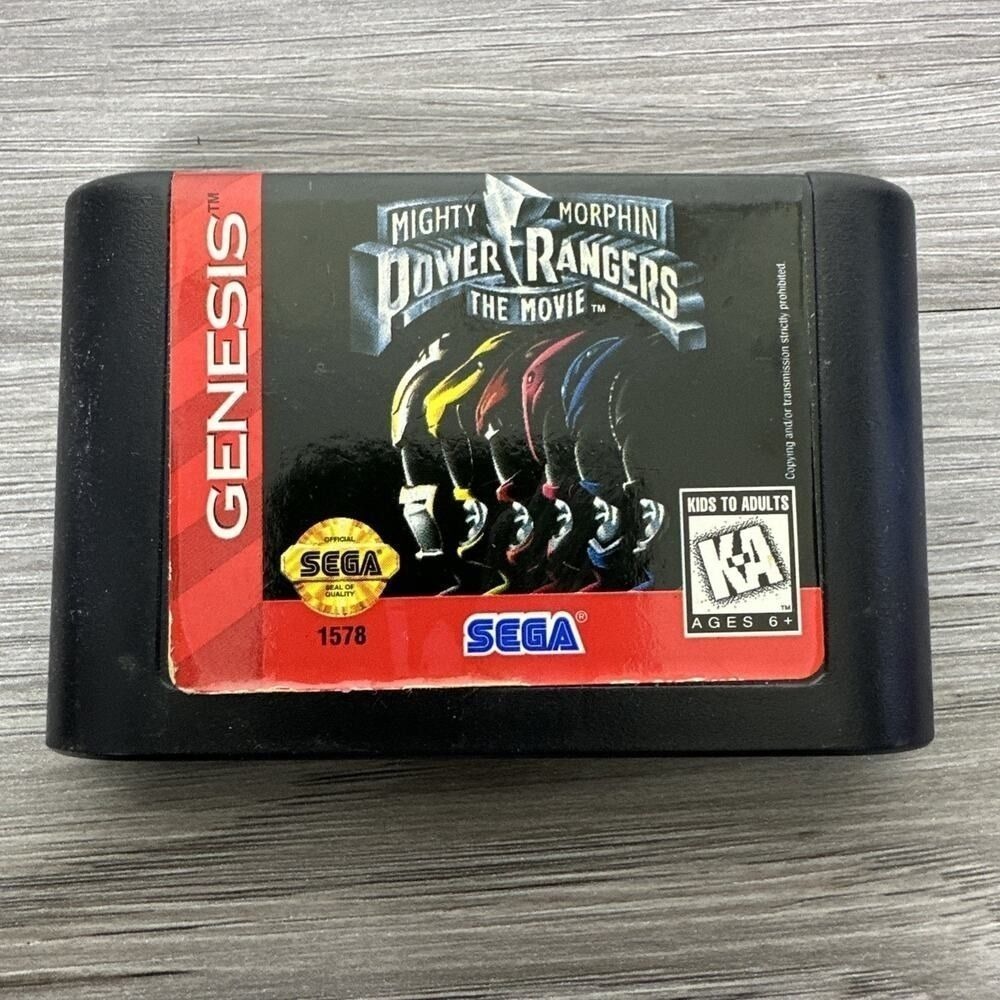 Mighty Morphin Power Rangers The Movie Sega Genesis CARTRIDGE ONLY
